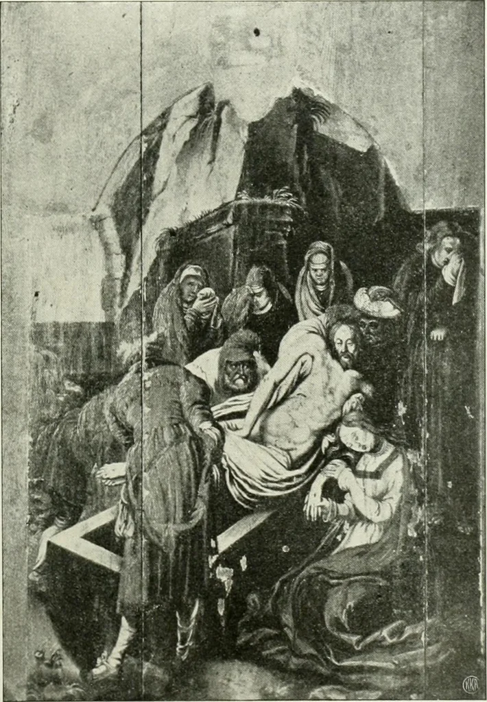 An illustration from Norges kirker i det 16de og 17de aarhundrede, 1911, leaf 68