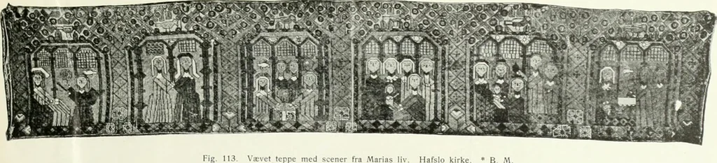 An illustration from Norges kirker i det 16de og 17de aarhundrede, 1911, leaf 70