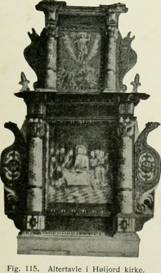 An illustration from Norges kirker i det 16de og 17de aarhundrede, 1911, leaf 70