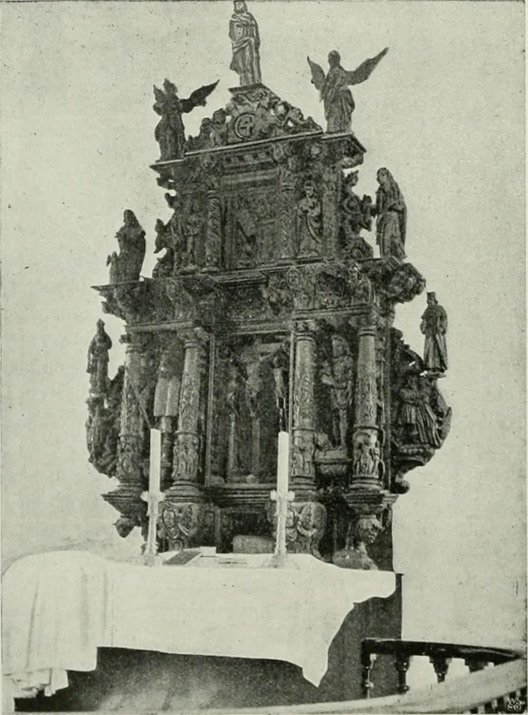 An illustration from Norges kirker i det 16de og 17de aarhundrede, 1911, leaf 73
