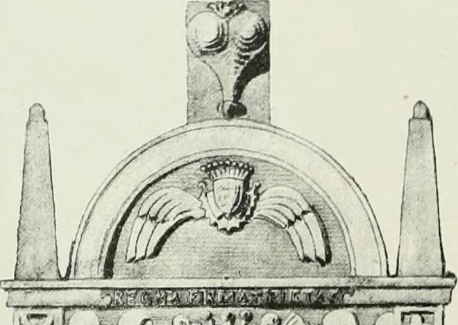 An illustration from Norges kirker i det 16de og 17de aarhundrede, 1911, leaf 75