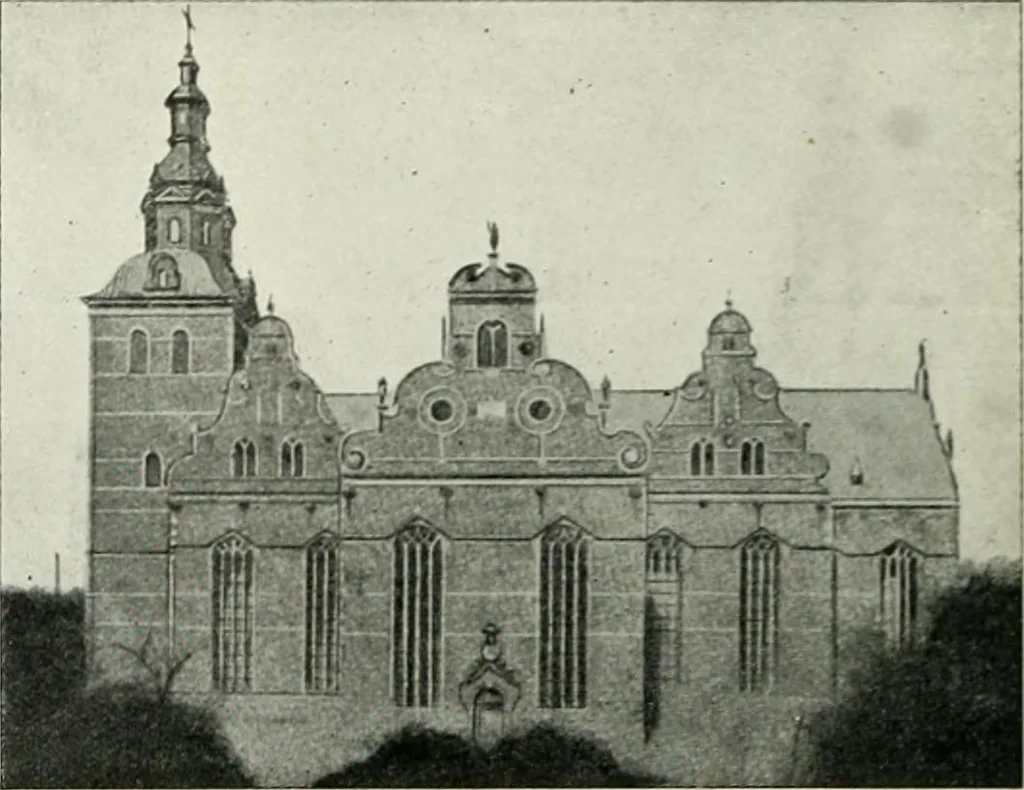 An illustration from Norges kirker i det 16de og 17de aarhundrede, 1911, leaf 75