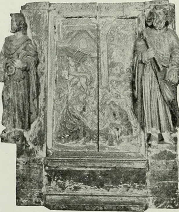 An illustration from Norges kirker i det 16de og 17de aarhundrede, 1911, leaf 77