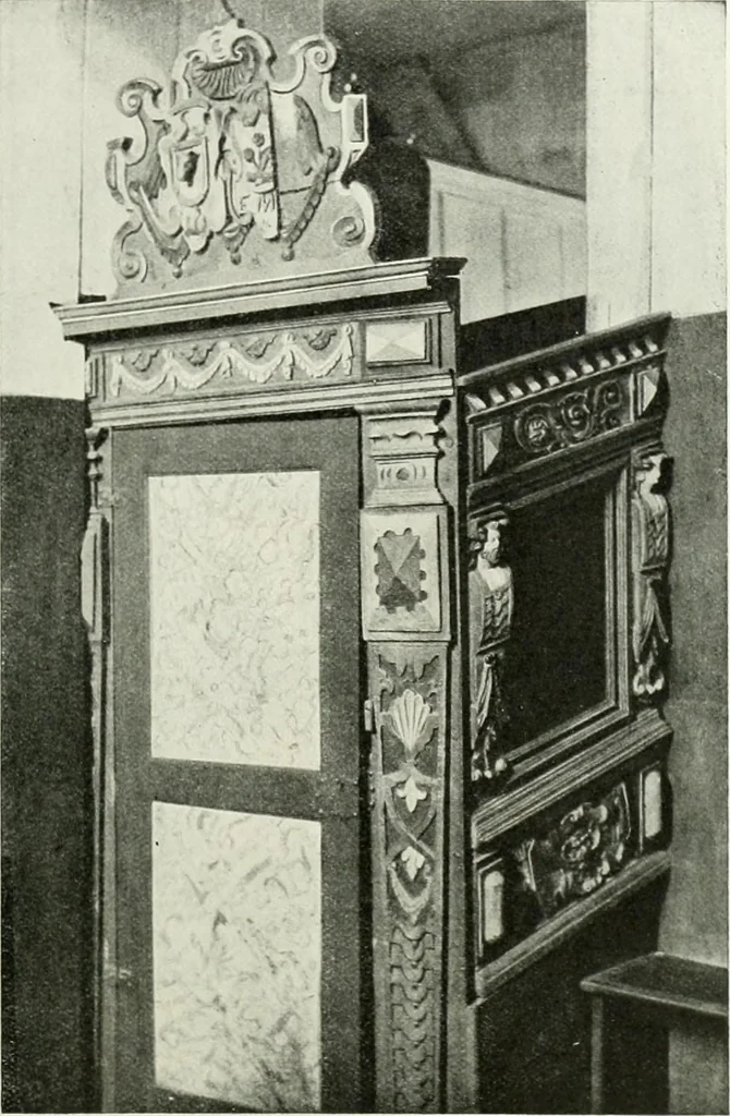 An illustration from Norges kirker i det 16de og 17de aarhundrede, 1911, leaf 80