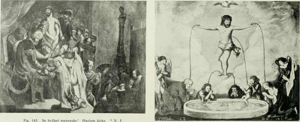 An illustration from Norges kirker i det 16de og 17de aarhundrede, 1911, leaf 85