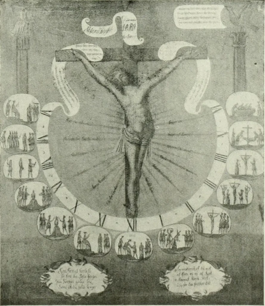 An illustration from Norges kirker i det 16de og 17de aarhundrede, 1911, leaf 86