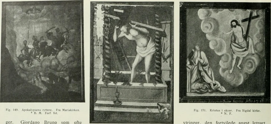 An illustration from Norges kirker i det 16de og 17de aarhundrede, 1911, leaf 87