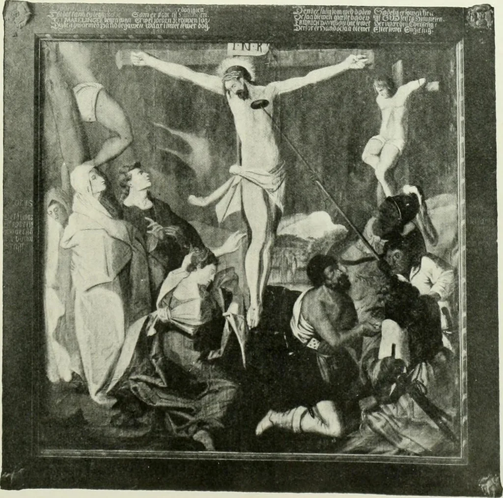 An illustration from Norges kirker i det 16de og 17de aarhundrede, 1911, leaf 88