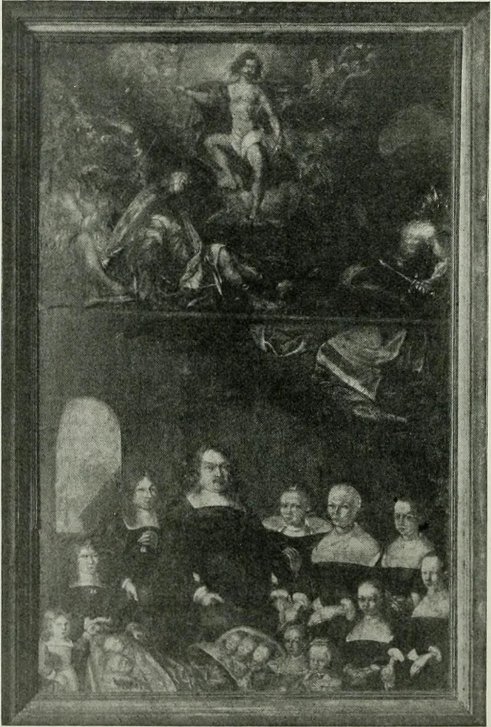 An illustration from Norges kirker i det 16de og 17de aarhundrede, 1911, leaf 89
