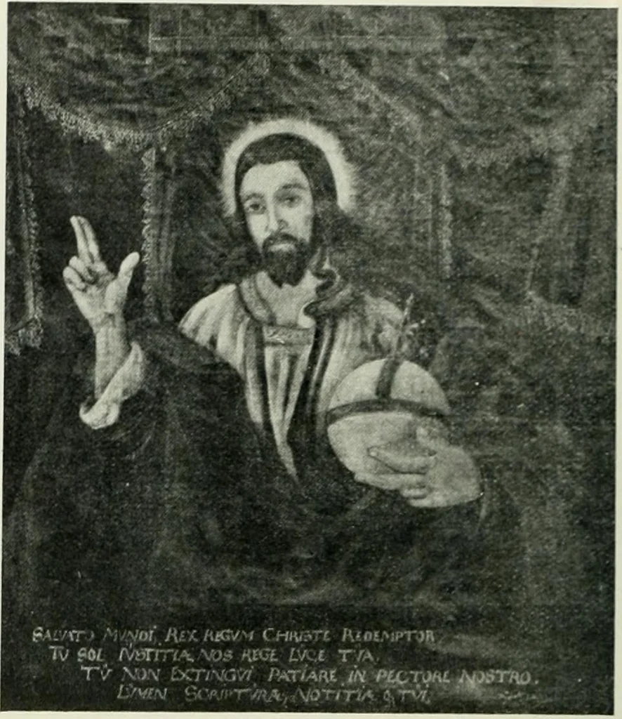 An illustration from Norges kirker i det 16de og 17de aarhundrede, 1911, leaf 89