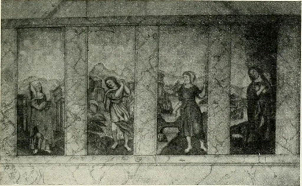 An illustration from Norges kirker i det 16de og 17de aarhundrede, 1911, leaf 94