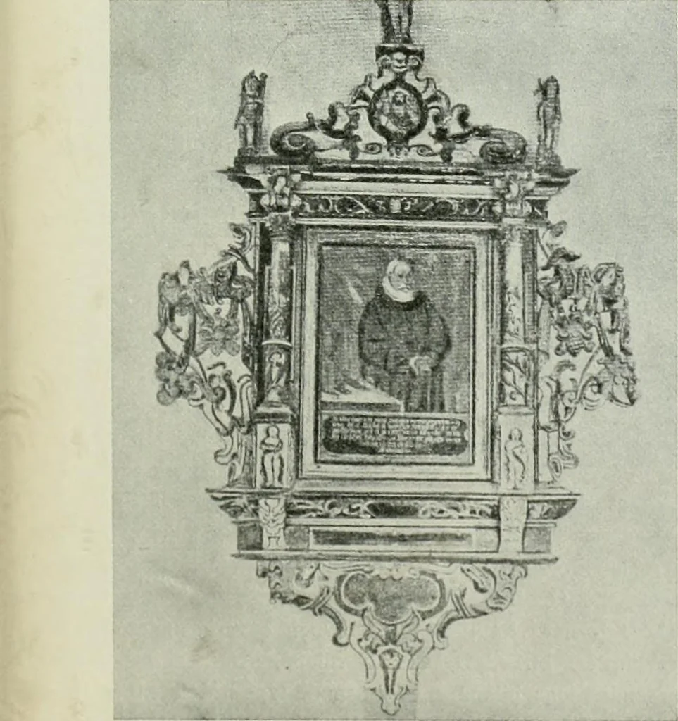 An illustration from Norges kirker i det 16de og 17de aarhundrede, 1911, leaf 98