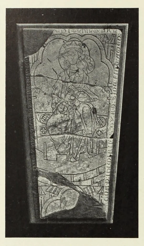 An illustration from Norges malerkunst i middelalderen, 1917, leaf 110