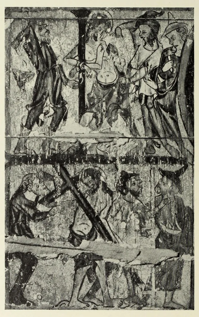 An illustration from Norges malerkunst i middelalderen, 1917, leaf 134