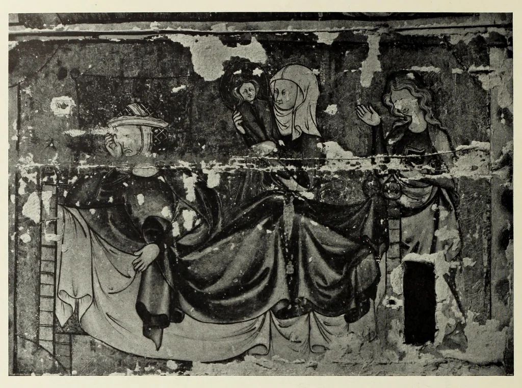 An illustration from Norges malerkunst i middelalderen, 1917, leaf 142