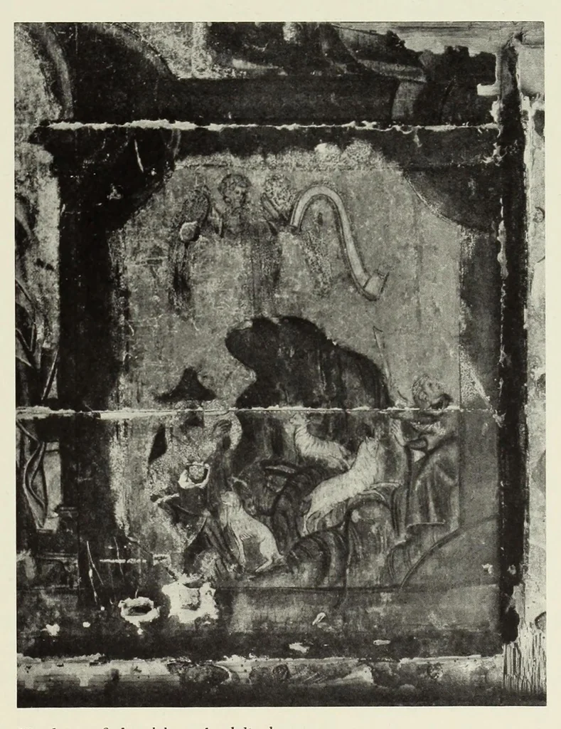 An illustration from Norges malerkunst i middelalderen, 1917, leaf 153
