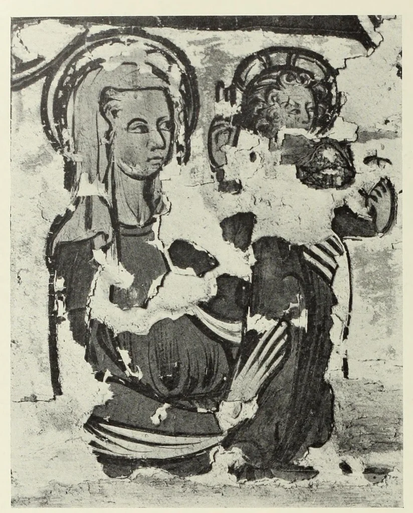 An illustration from Norges malerkunst i middelalderen, 1917, leaf 188