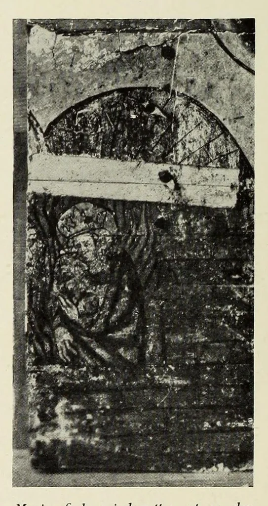 An illustration from Norges malerkunst i middelalderen, 1917, leaf 202