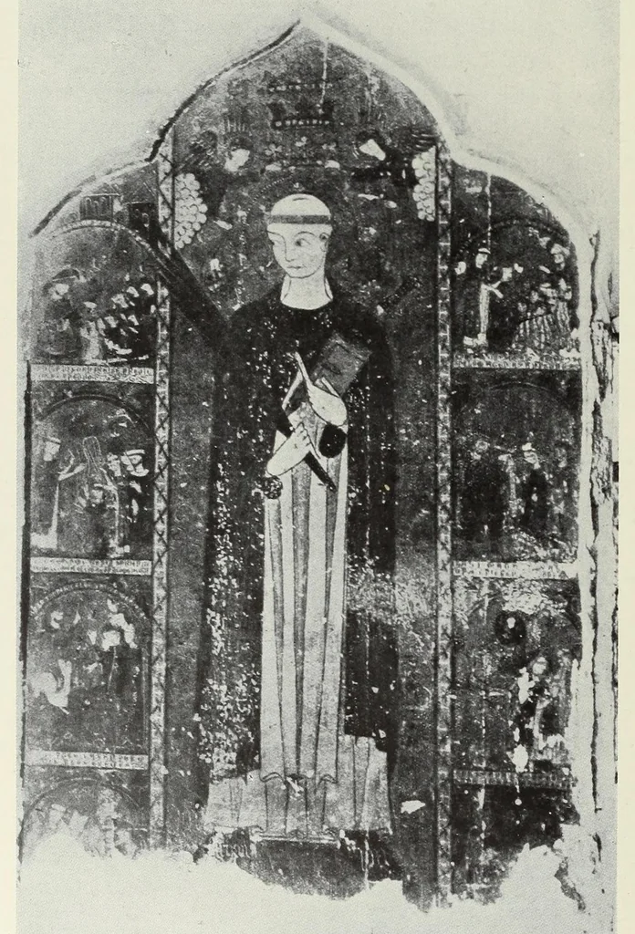 An illustration from Norges malerkunst i middelalderen, 1917, leaf 42
