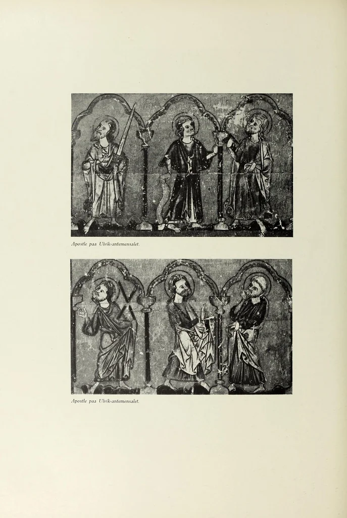 An illustration from Norges malerkunst i middelalderen, 1917, leaf 48