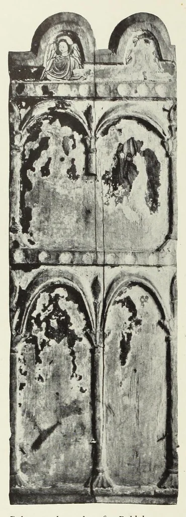 An illustration from Norges malerkunst i middelalderen, 1917, leaf 52