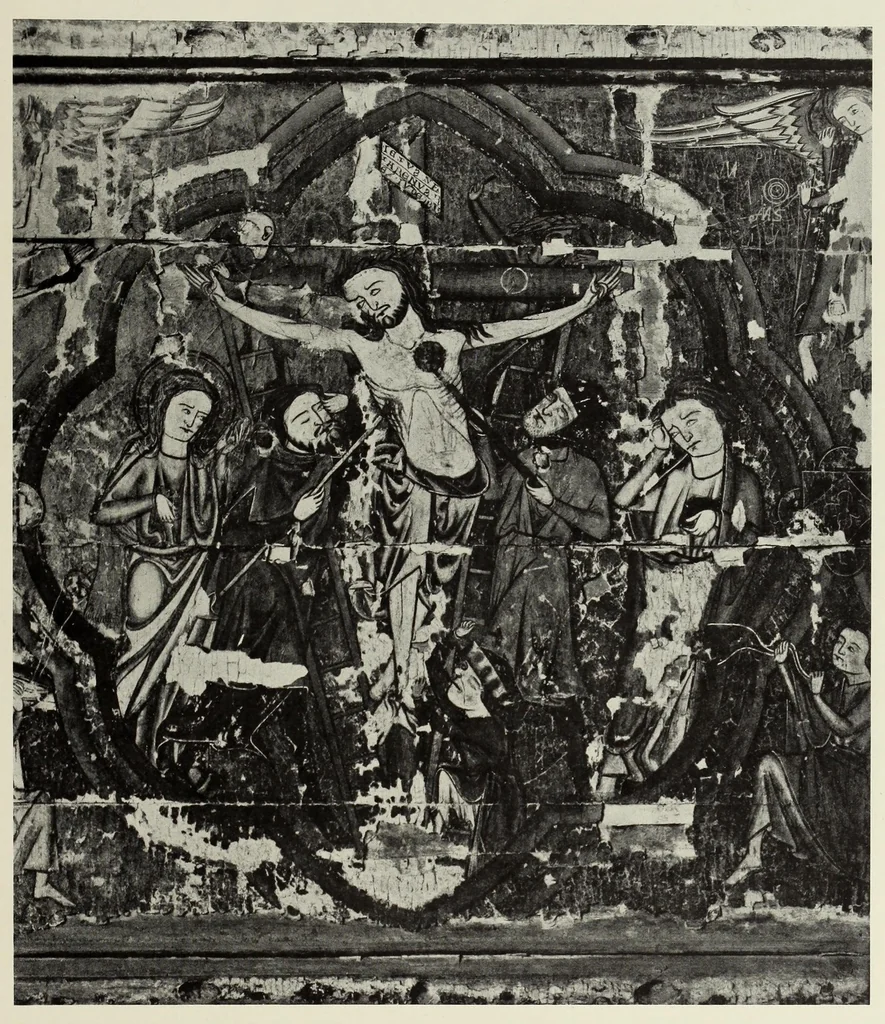 An illustration from Norges malerkunst i middelalderen, 1917, leaf 57