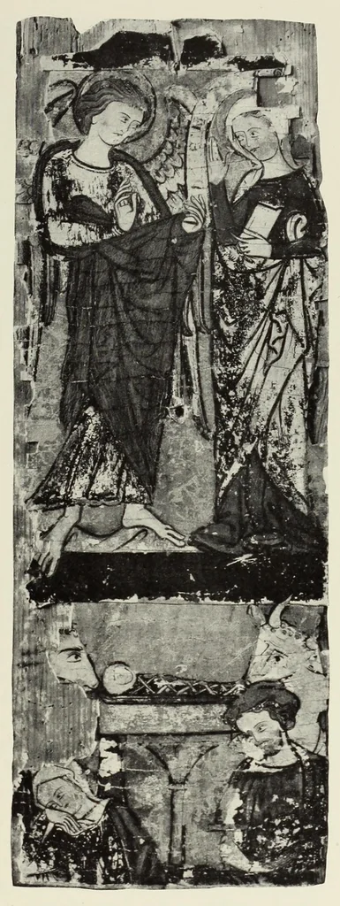 An illustration from Norges malerkunst i middelalderen, 1917, leaf 65