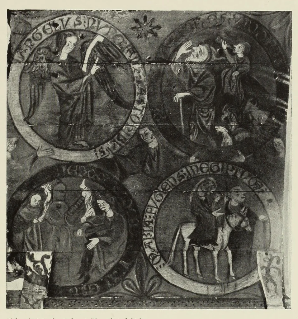 An illustration from Norges malerkunst i middelalderen, 1917, leaf 71