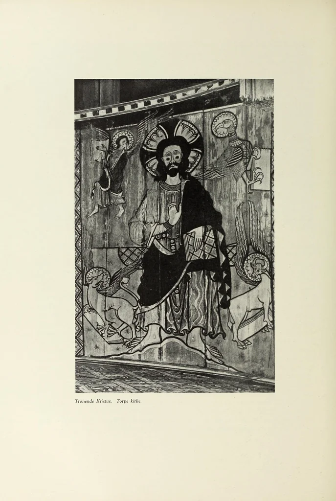 An illustration from Norges malerkunst i middelalderen, 1917, leaf 80