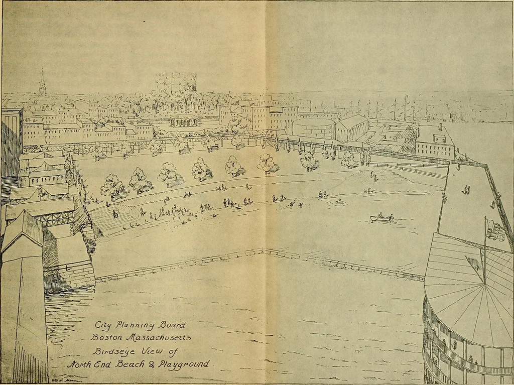 An illustration from The North end, a survey and a comprehensive plan, 1919, leaf 100