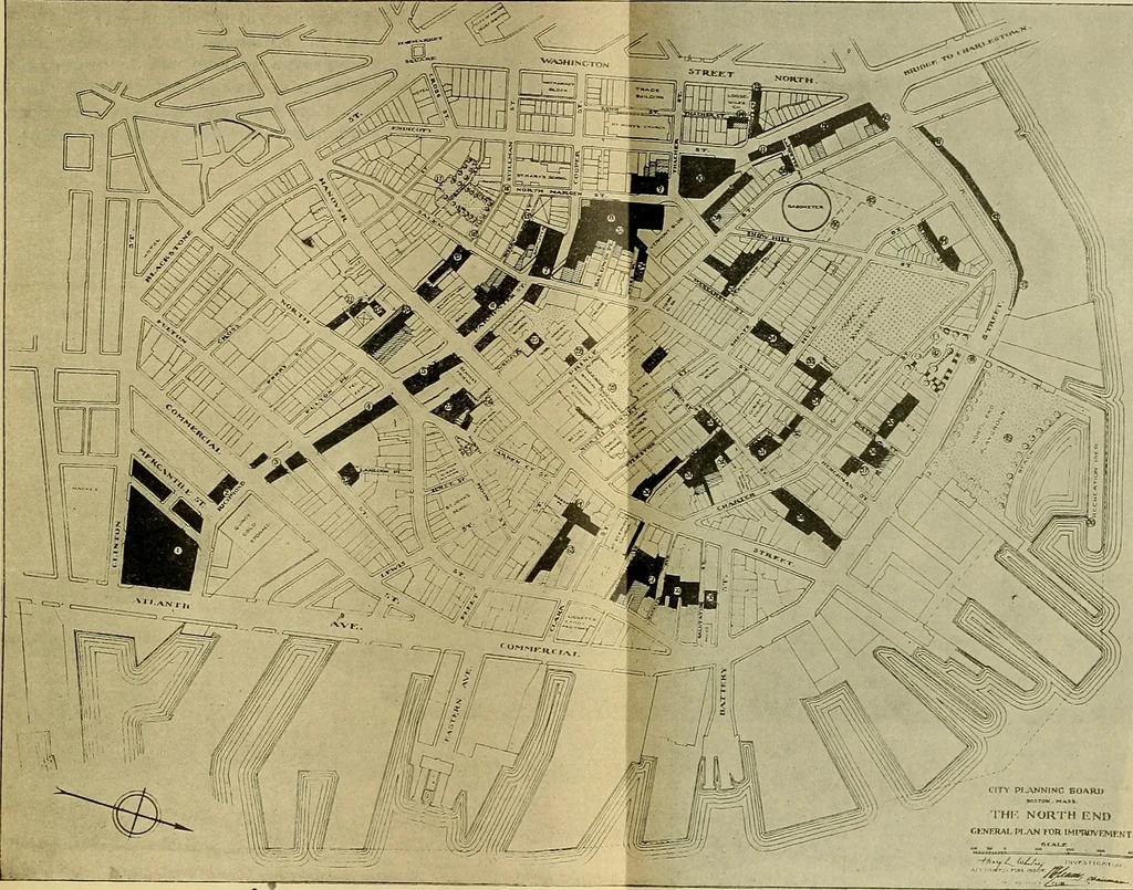 An illustration from The North end, a survey and a comprehensive plan, 1919, leaf 116