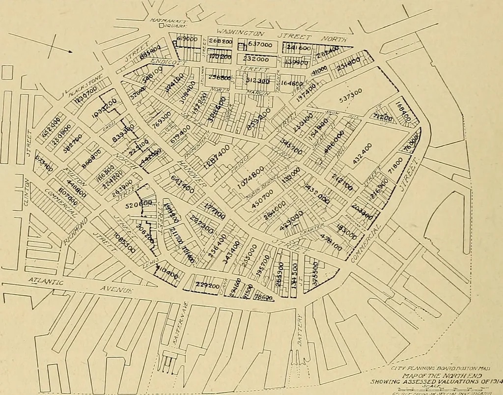 An illustration from The North end, a survey and a comprehensive plan, 1919, leaf 63