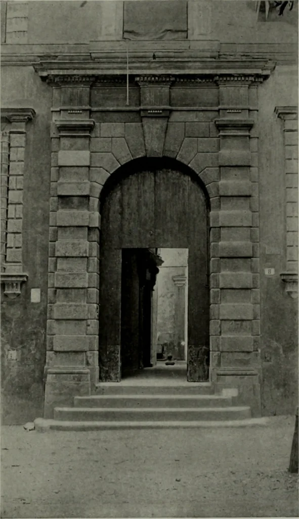 An illustration from Northern Italian details;, 1916, leaf 100