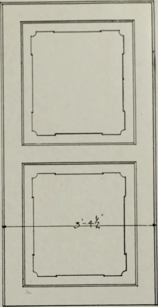 An illustration from Northern Italian details;, 1916, leaf 106