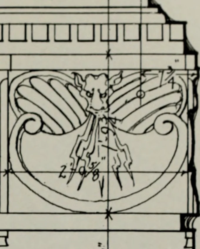 An illustration from Northern Italian details;, 1916, leaf 122