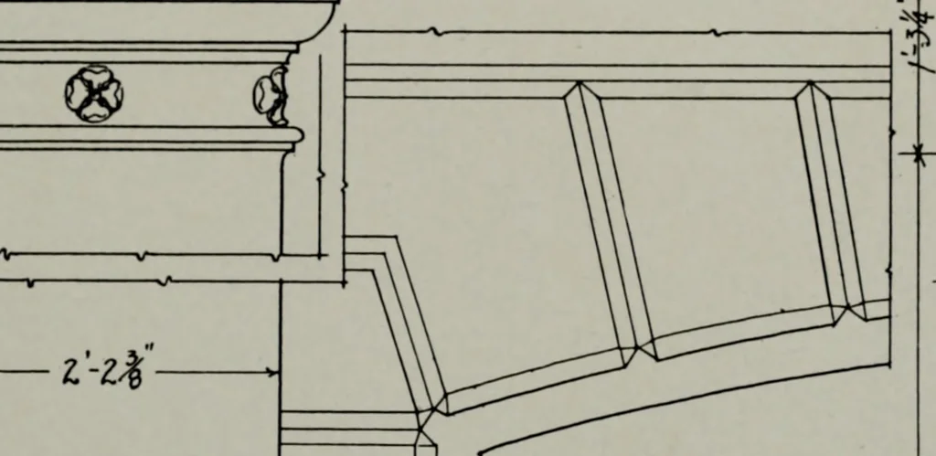 An illustration from Northern Italian details;, 1916, leaf 122
