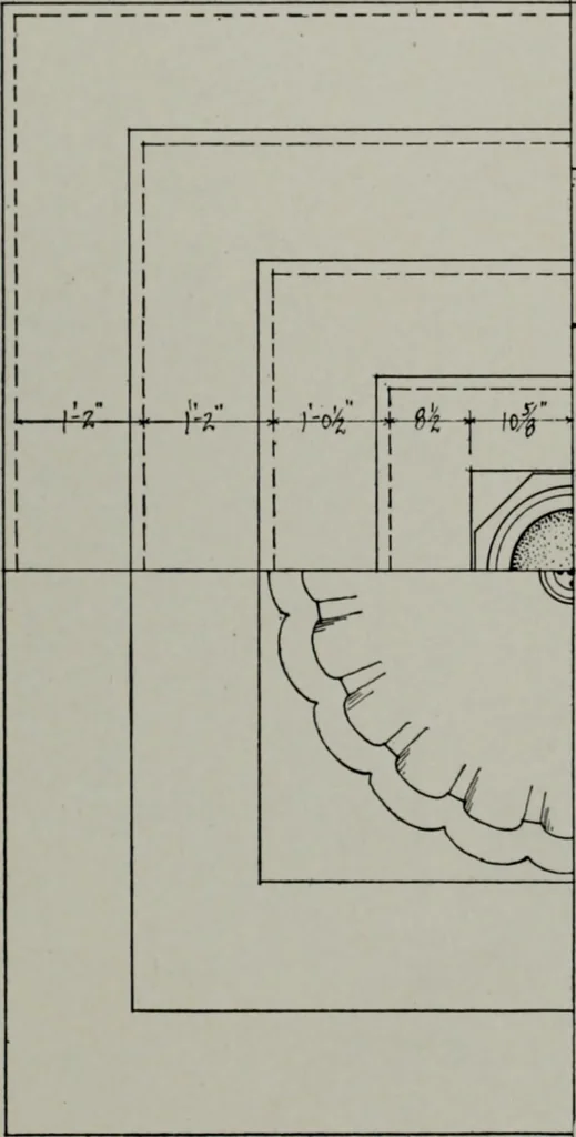 An illustration from Northern Italian details;, 1916, leaf 140