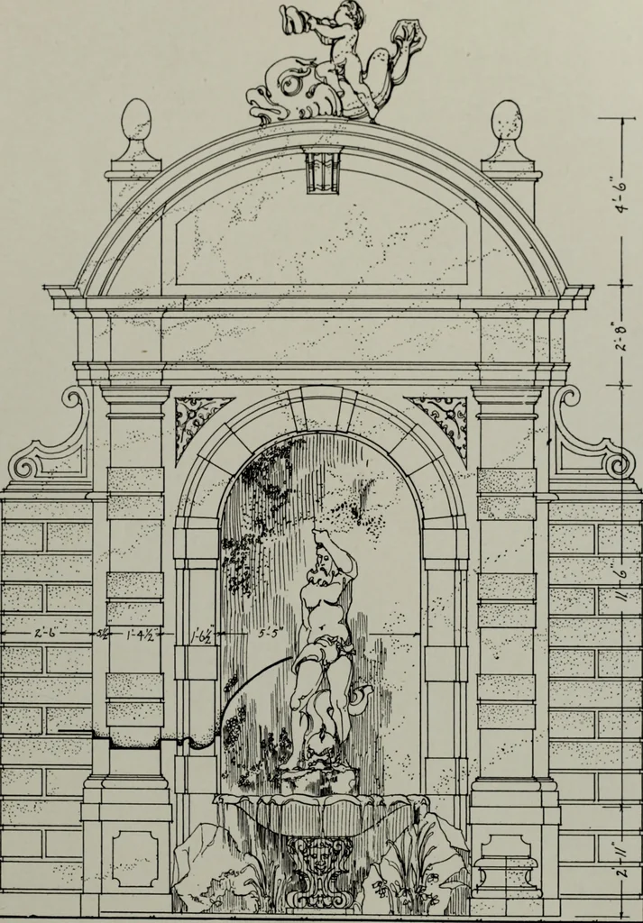 An illustration from Northern Italian details;, 1916, leaf 144