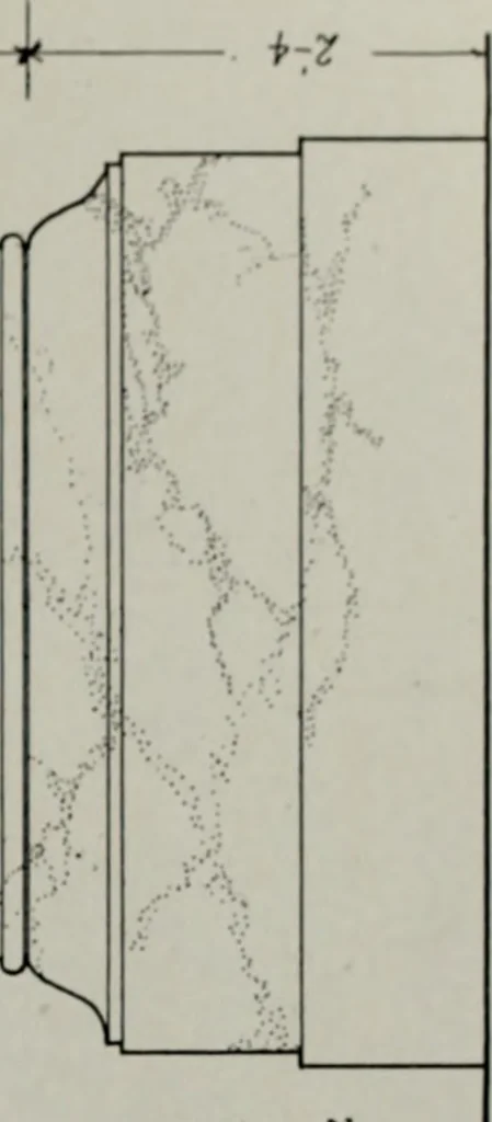 An illustration from Northern Italian details;, 1916, leaf 166