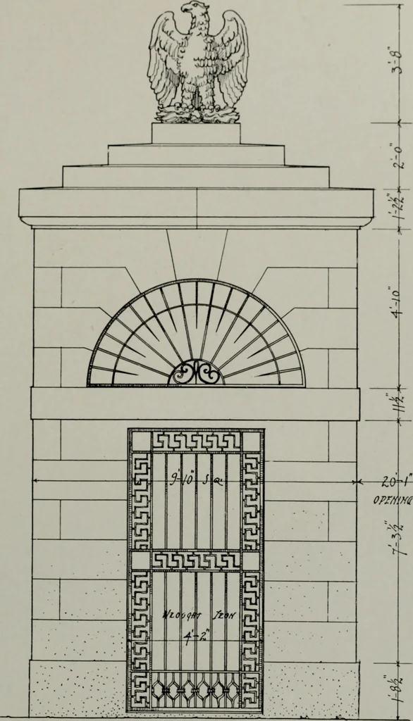 An illustration from Northern Italian details;, 1916, leaf 190