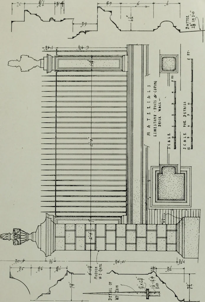 An illustration from Northern Italian details;, 1916, leaf 194