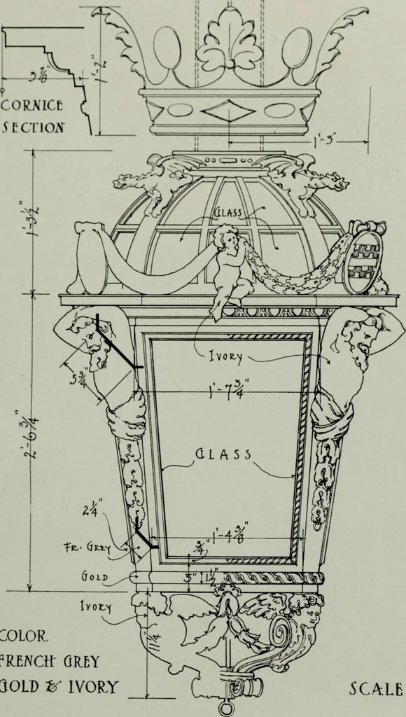 An illustration from Northern Italian details;, 1916, leaf 202