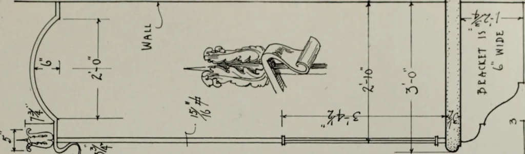 An illustration from Northern Italian details;, 1916, leaf 216