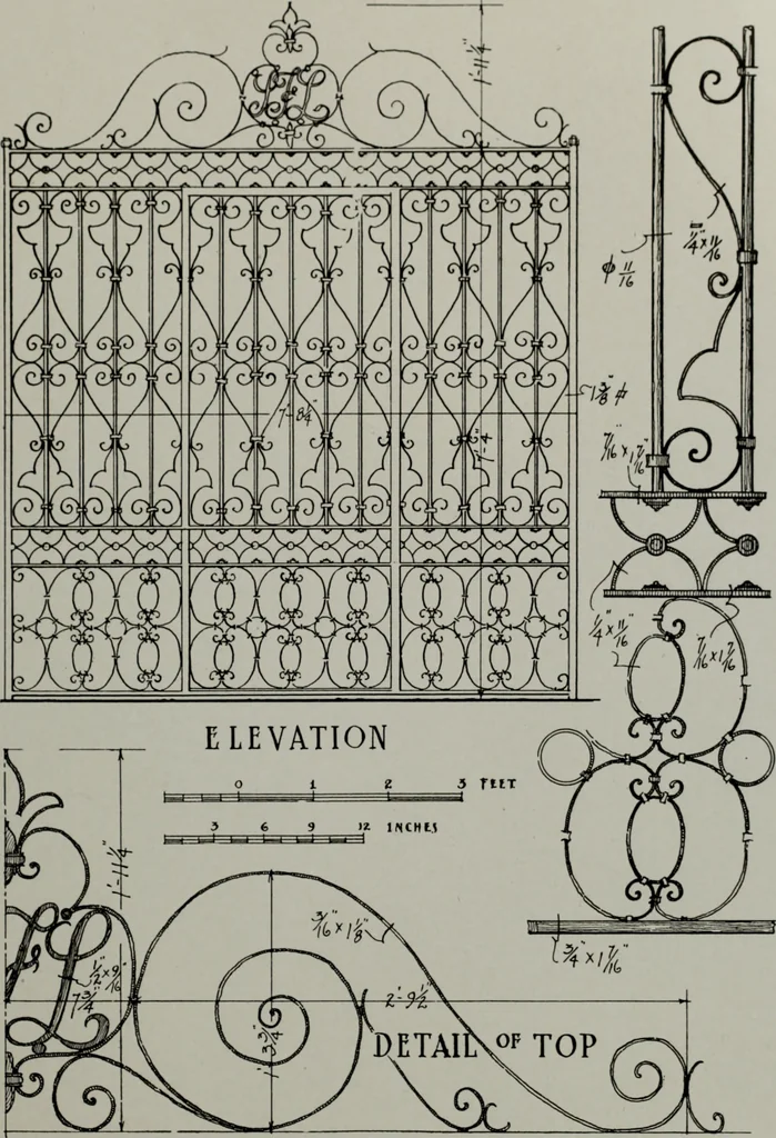 An illustration from Northern Italian details;, 1916, leaf 220