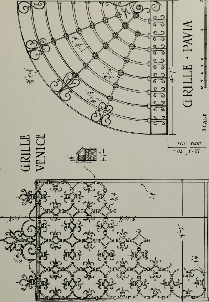An illustration from Northern Italian details;, 1916, leaf 224