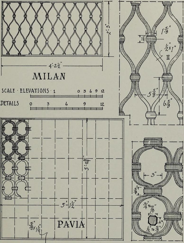 An illustration from Northern Italian details;, 1916, leaf 248