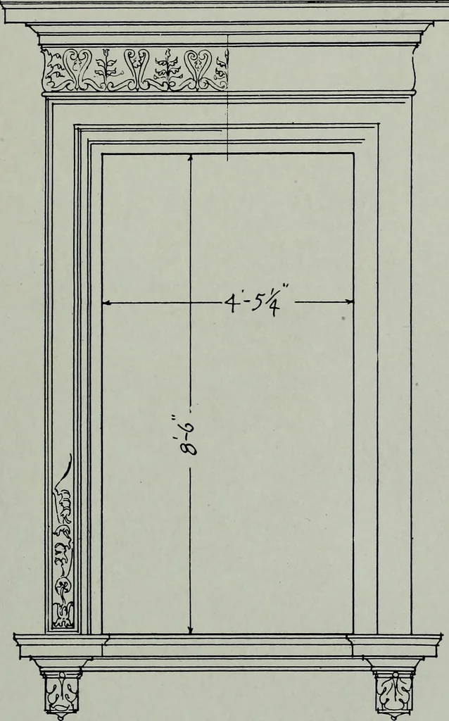 An illustration from Northern Italian details;, 1916, leaf 256