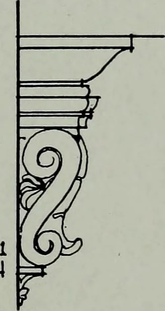 An illustration from Northern Italian details;, 1916, leaf 256