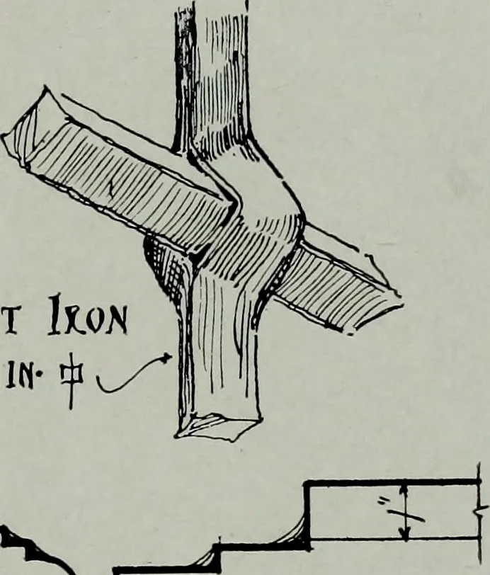 An illustration from Northern Italian details;, 1916, leaf 260