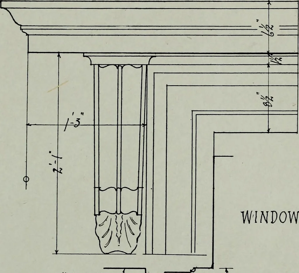 An illustration from Northern Italian details;, 1916, leaf 264